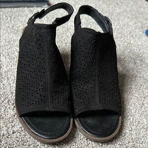 Kim Rogers Elegant Black Women's Slingback Shoes